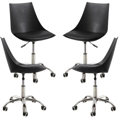 Packs Sillas - Pack 4 Sillas Blok Office - Negro