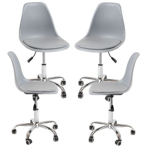 Packs Sillas - Pack 4 Sillas Dami Office - Gris claro