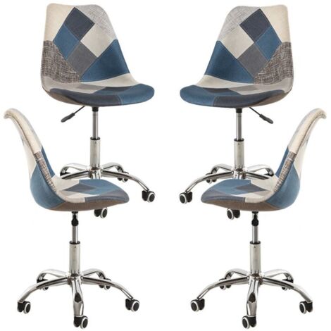 Packs Sillas - Pack 4 Sillas Neo Patchwork - Patchwork Blue