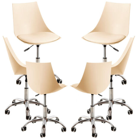 Packs Sillas - Pack 6 Sillas Blok Office - Beige