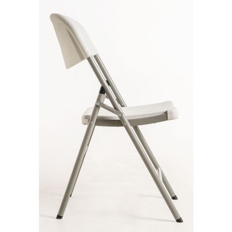 Packs Sillas Plegables - Pack 6 Sillas Resin - Blanco