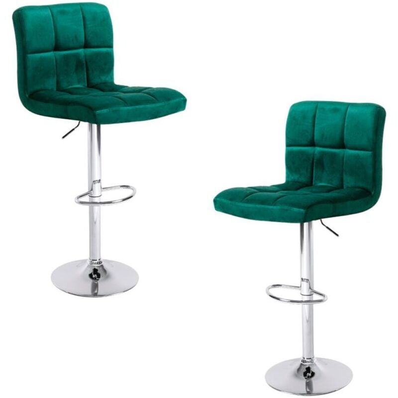 

Packs Taburetes Cocina - Pack 2 Taburetes Casper Terciopelo - Verde