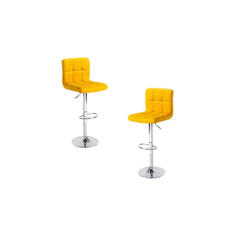 

Packs Taburetes Cocina - Pack 2 Taburetes Casper Terciopelo - Amarillo