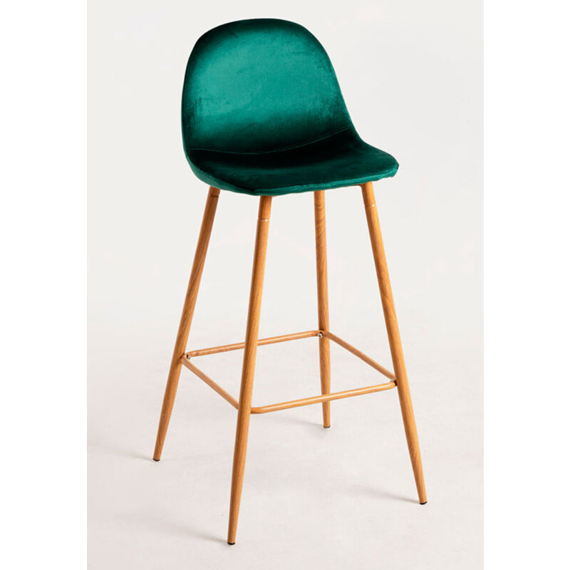 

Packs Taburetes Cocina - Pack 2 Taburetes Teok Terciopelo - Verde