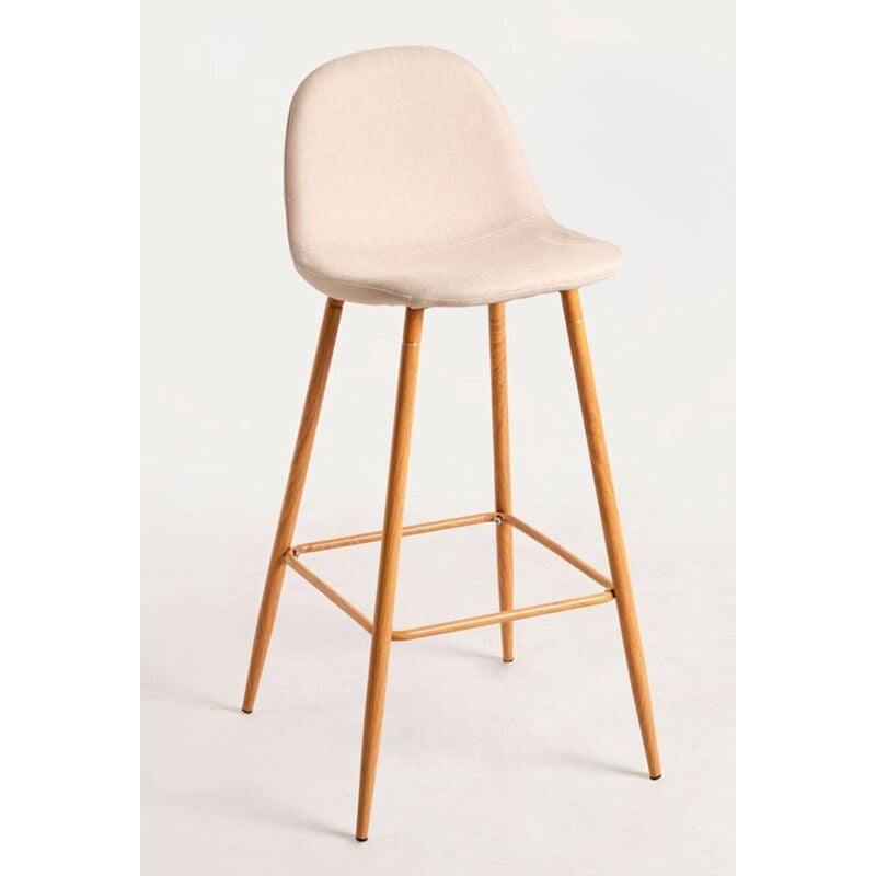 

Packs Taburetes Cocina - Pack 4 Taburetes Teok Tela - Beige