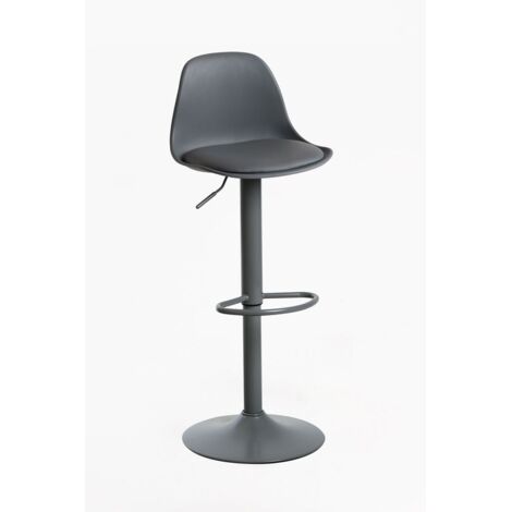 Packs Taburetes Cocina - Pack 4 Taburetes Tulipa Total - Gris oscuro