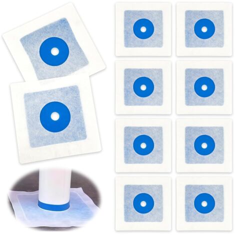 Packung mit 10 Duschgelenkdichtungen - Geeignet für Rohrverbindungen von 15 bis 32 mm - Für Rohrdurchführungen in Badezimmern und Nassräumen