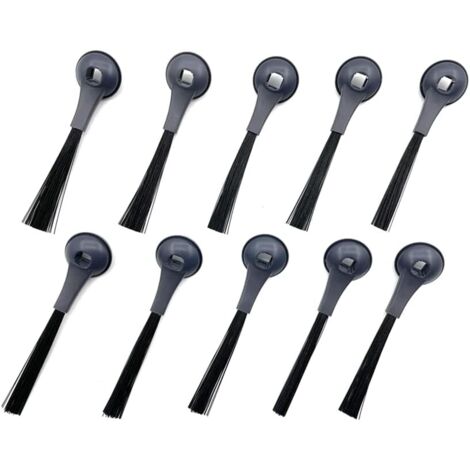 Packung mit 10 Ersatz-Seitenbürsten, kompatibel mit den Saugrobotern Shark ION IQ R101AE (RV1001AE), IQ R101 (RV1001), RV1000, AV911S, AV2501AE und RV2502AE. Zubehör für Saugroboter.