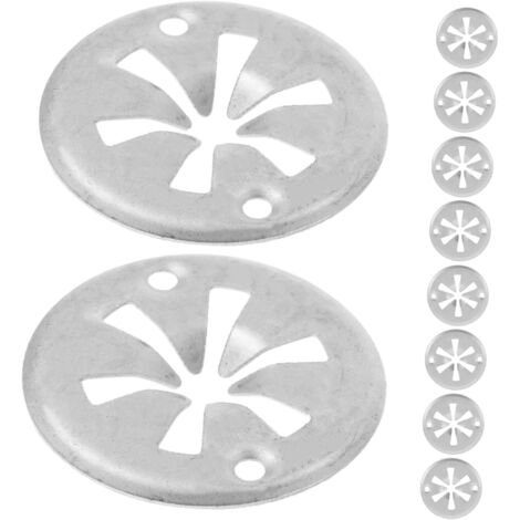 Packung mit 10 Hitzeschutzclips für Kraftfahrzeuge, Metallbefestigungen für sicheren Halt und einfache Isolierung.