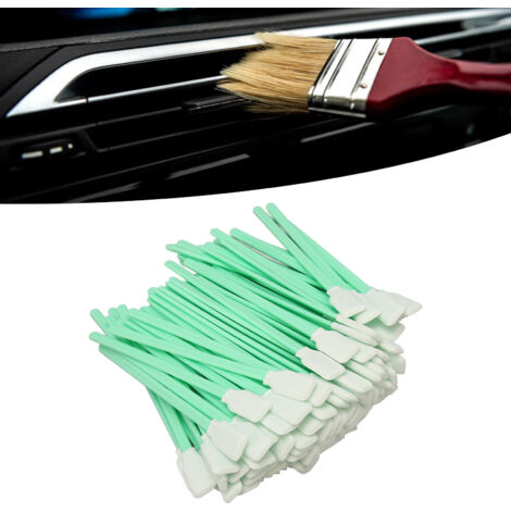 Packung mit 100 Mehrzweck-Reinigungsstäbchen aus Polyester/PP für Objektive, Kameras, Elektronik, Lüftungsschlitze und Drucker