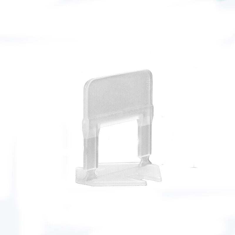 Image of Packung mit 100 Nivellierstreifen zur Erleichterung der Verlegung von 2 mm Fliesen, transparent