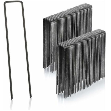 Packung mit 100 Stahlbefestigungspfählen, 2,9 mm, 150 mm lang, 25 mm breit