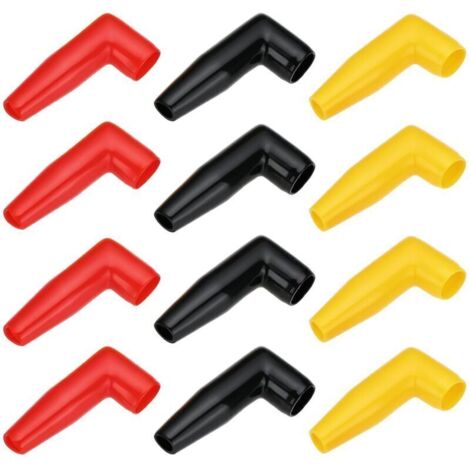 Packung mit 12 PVC-isolierenden Elektrokabelschuhen für Winden – kompatibel mit Kabeln bis zu 10 mm²