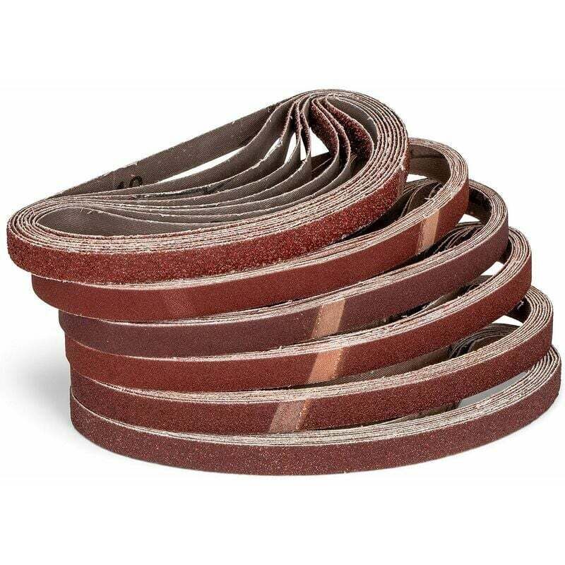 Image of Packung mit 120 Schleifbändern aus Gewebe - 13 x 457 mm (P180)