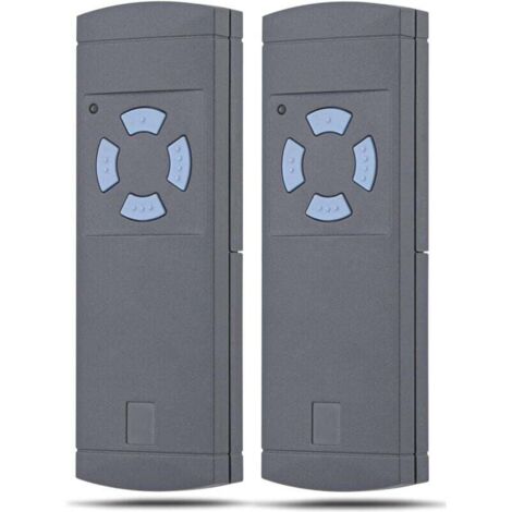 Packung mit 2 tragbaren 868-MHz-Sendern für Hörmann HS4-868 Garagentoröffner, fester Code für Hörmann HS4-868, HSE4-868 und HSM4-868.