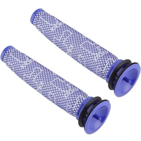 Packung mit 2 waschbaren Vorfiltern für DYSON V6 V7 V8 DC62 DC61 DC5 Akku-Staubsauger