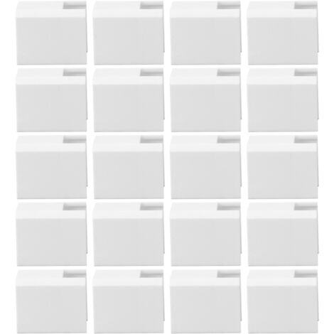 Packung mit 20 Kunststoff-Schiebetür- und Fensterverriegelungen, Antikollisions-Schiebefensterverriegelungen, Sicherheitsverriegelung für Türstopper, Schützen Sie Ihre Familie (kurz 26 cm)