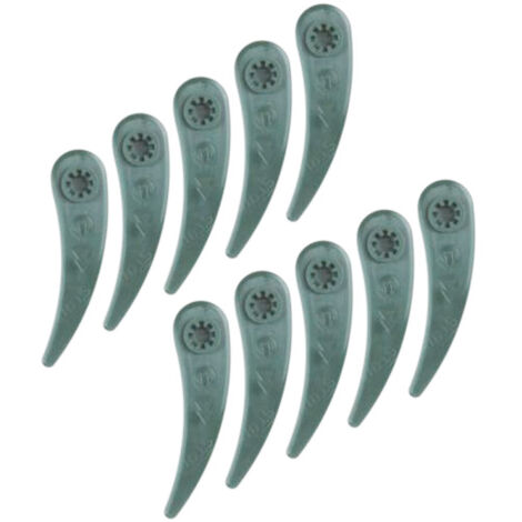 Packung mit 24 Ersatzmessern aus Kunststoff für Bosch Art ART23-18Li und ART26-18Li Rasenmäher – 84 x 23 x 1 mm