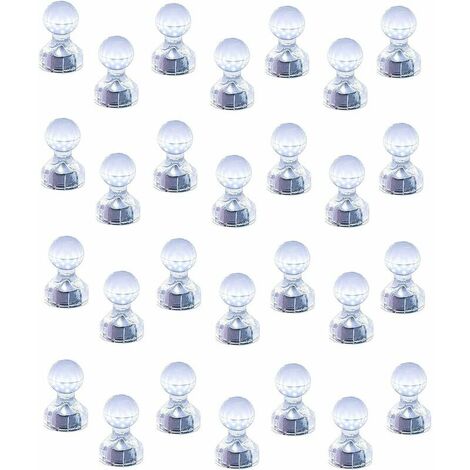 SOLEIL Packung mit 28 starken magnetischen Pinnnadeln, perfekte Magnete für Whiteboard, Kühlschrank, Karte und Kalender.