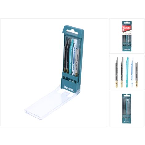 Packung mit 5 Multi-Material-Sägeblättern für Makita S-Express Stichsäge - B-48527