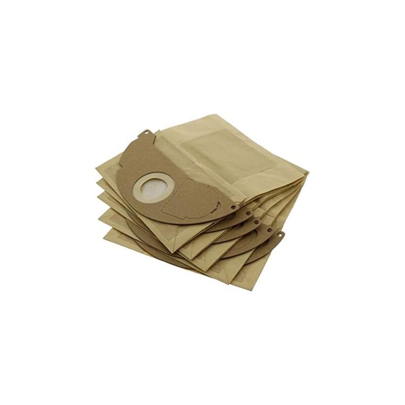 Image of Packung mit 5 Papiertüten für Staubsauger Kärcher A2000 A2099 Wd2.000 Wd2.499