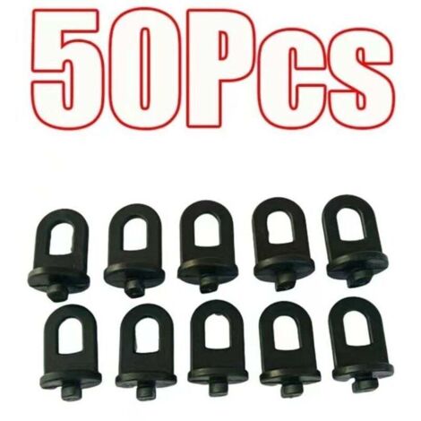 Packung mit 50 Kunststoff-Gewächshausclips