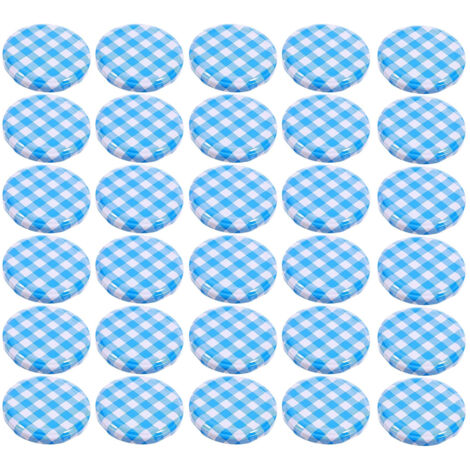 Packung mit 50 luftdichten 63-mm-Marmeladenglasdeckeln, wiederverwendbar zum Schutz
