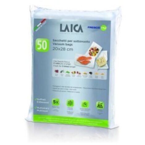 Packung mit 50 Vakuumkonservierungsbeuteln 20 x 28 cm VT3504 Laica