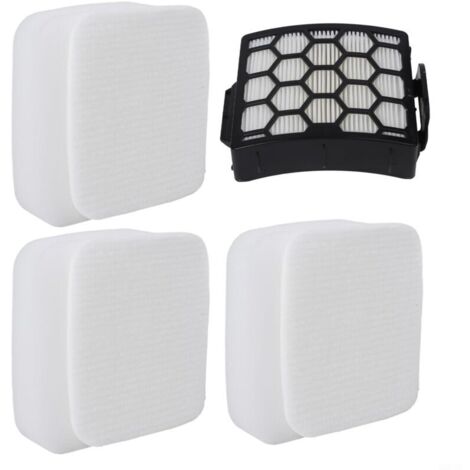 Packung mit 6/4 Filtern, kompatibel mit Shark LA300 NV602UK NV702UKT für Mellbree Staubsauger, Packung mit 6/4 Stück (B)
