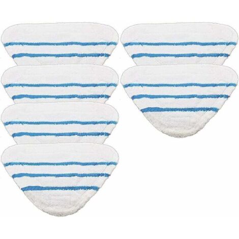 Packung mit 6 waschbaren Pads für Beldray 5-in-1- und 9-in-1-Dampfreiniger.