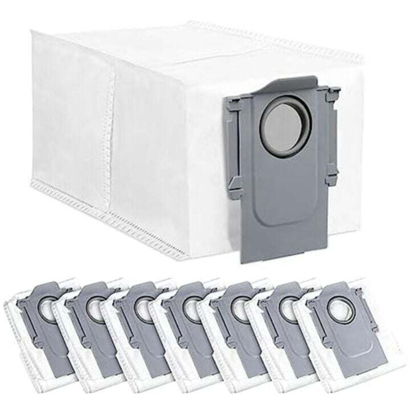 Image of Packung mit 8 Einweg-Staubbeuteln mit großem Fassungsvermögen, kompatibel mit dem Q-Saugroboter