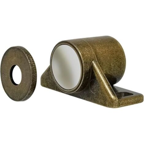 Packung mit 8 magnetischen Schranktürschlössern, magnetischen Türriegeln, magnetischen Vintage-Schrankschlössern, Schrankbefestigungen, Schrankschnallen (Antikbronze)