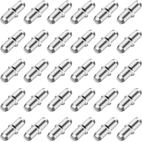 Packung mit 80 Regalwinkeln, 5 mm, Regalträger für Regalböden, Schrankplattenträger, 5 x 16 mm