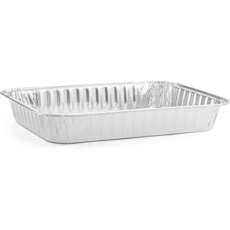Packung mit zwanzig Einweg-Fettauffangschalen aus Aluminium für Weber- und Spirit-Grills (Zubehör)