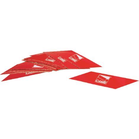 Packung Nr. 24 rote reflektierende Klebestreifen CAME 001G0461 G0461