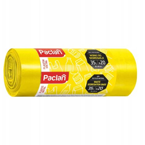 Paclan Müllsäcke 35l 20Stk 139300 gelb