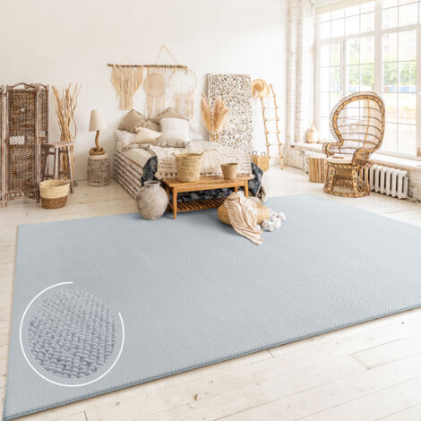 Paco Home Alfombra Salon De Habitacion Pelo Corto Motivo Boho Chic Motivo Nordica 160x220 cm, Grigio