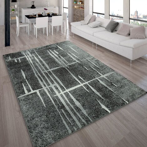 Bettumrandung Teppich moderne Läufer Moda Karo-Streifenmuster Abstrakte Designs 