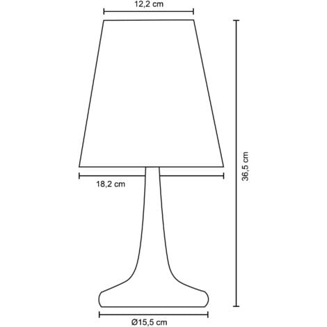Paco Home Lampada a  da tavolo E14, per camera dei bambini e soggiorno, moderna  Senza illuminante,  Arancia