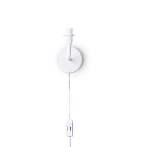 Paco Home Luminaria De Pared Interior Con Interruptor Hall Salón Longitud De Cable 3m E14 Lámpara de pared, Blanco
