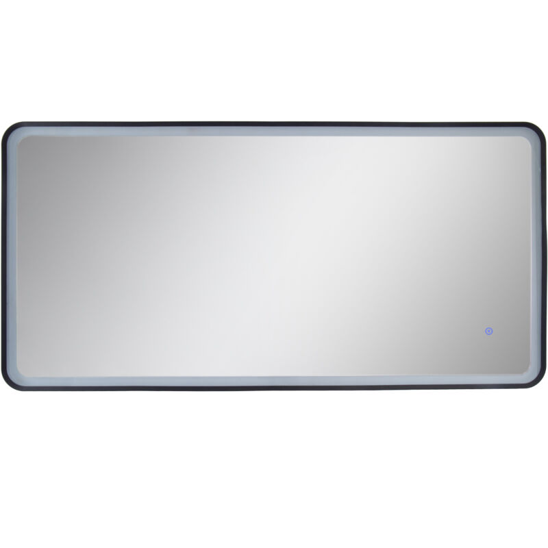Miroir Maquillage Avec Éclairage Salle De Bain Éclairage Indirect Type 10, Rectangulaire (120x60 cm) - Paco Home