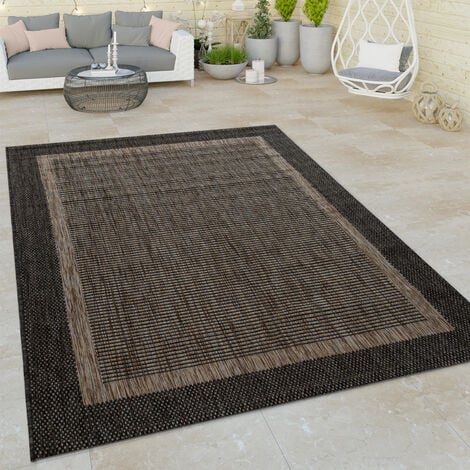 Paco Home Moderno tappeto dal tessuto piatto con motivo intessuto e design  marocchino orientale in beige 60x100 cm