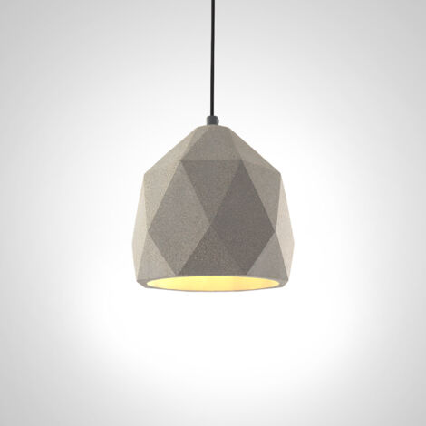 Paco Home Pendelleuchte, E27, Lampe Für Wohnzimmer Esszimmer Küche, Höhenverstellbar  Beton-Stein-Grau,  ohne Leuchtmittel