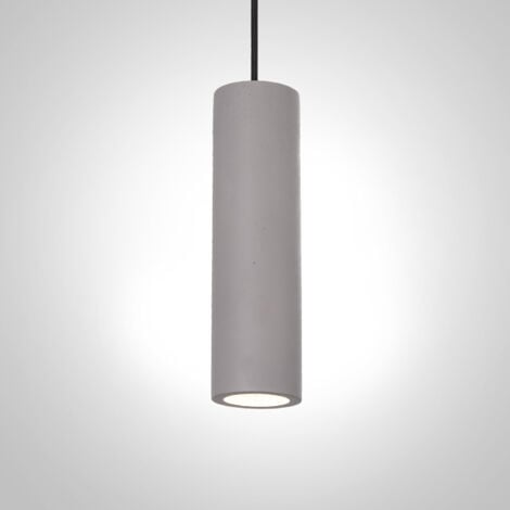 Paco Home Pendelleuchte, GU10, Lampe Für Wohnzimmer Esszimmer Küche, Höhenverstellbar  Beton-Grau,  ohne Leuchtmittel