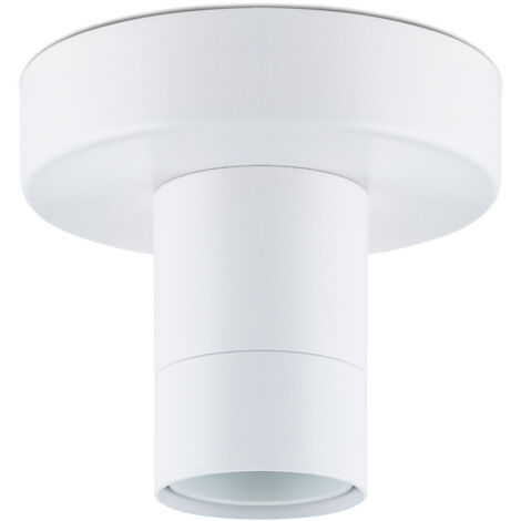 Paco Home Plafonnier Suspension Solide E27 1 Flamme Montage Simple  Sans ampoules,  Blanc