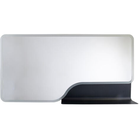 Paco Home Specchio  Specchio Per Trucco Con Luce Bagno Illuminazione Indiretta Tipo 9, Rettangolare (120x60 cm)