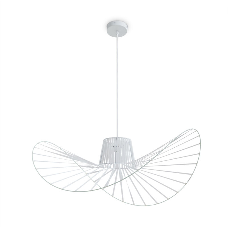 Suspension led Salon Salle à Manger Chambre Lampe Suspendue Moderne Élégant Lampe à suspension - Blanc, Weiß (Ø90cm) (de) - Paco Home