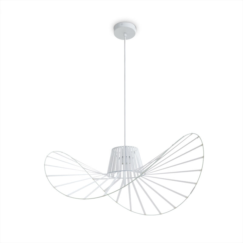 Suspension led Salon Salle à Manger Chambre Lampe Suspendue Moderne Élégant Lampe à suspension - Blanc, Weiß (Ø70cm) (de) - Paco Home