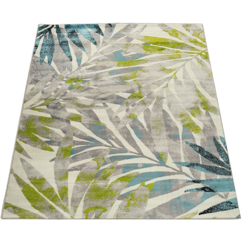 Tapis De Créateur Salon Combinaison De Couleurs Originale Floral Multicolore 160x220 cm - Paco Home