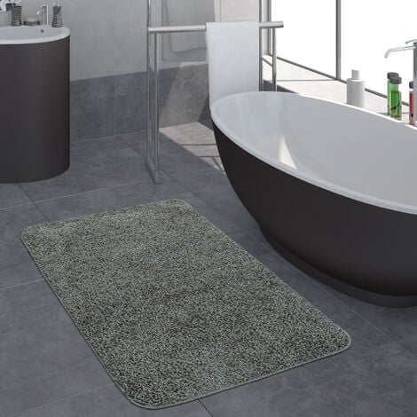 Tappeti da bagno grigi Vasca da bagno antiscivolo opaca Grigio onda decoro Tappeto  da pavimento in microfibra Super assorbente tappeto da bagno in peluche Tappetino  da bagno lavabile in lavatrice per Tu